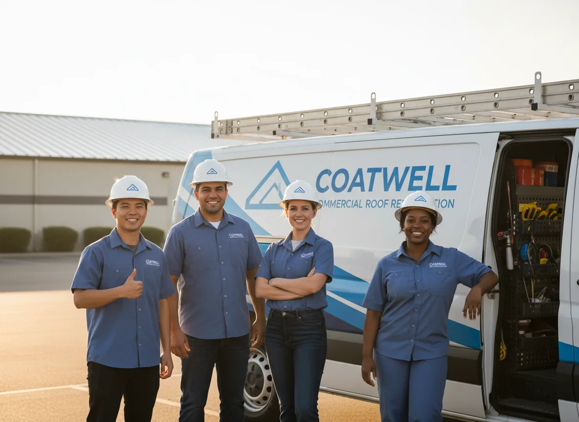 Commercial roof coating company in Ashville, NY